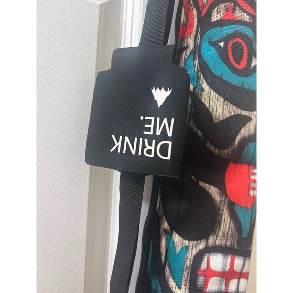 Burton Over the Shoulder Beer Holder Cooler 5 cans Picasso style face print - Picture 2 of 13